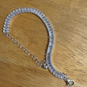 Elegant Silver Bracelet 18k gold filled